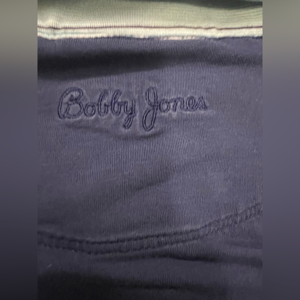 LN Bobby Jones polo Shirt Mens XL Navy Blue Golf Pima Cotton Short Sleeve - Picture 7 of 9